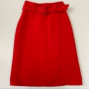 Halogen Belted Pencil Skirt